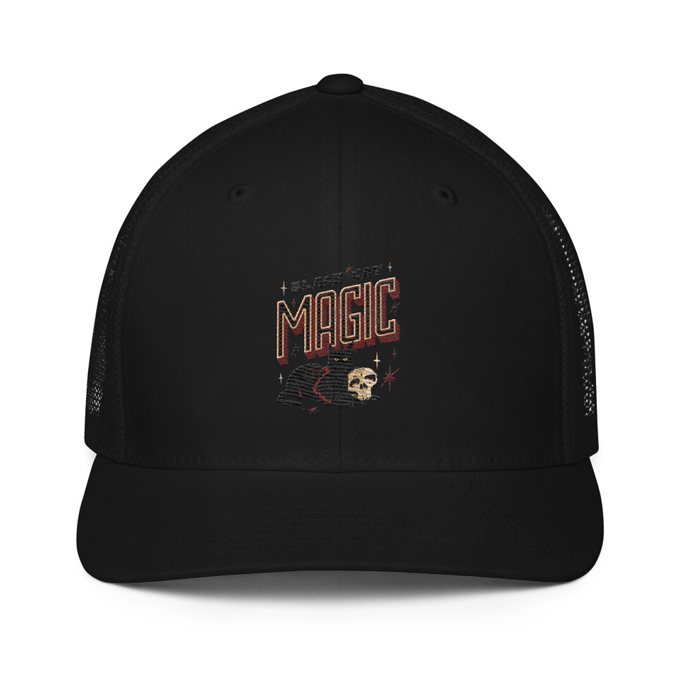 Black Cat Magic Closed-Back Trucker Cap