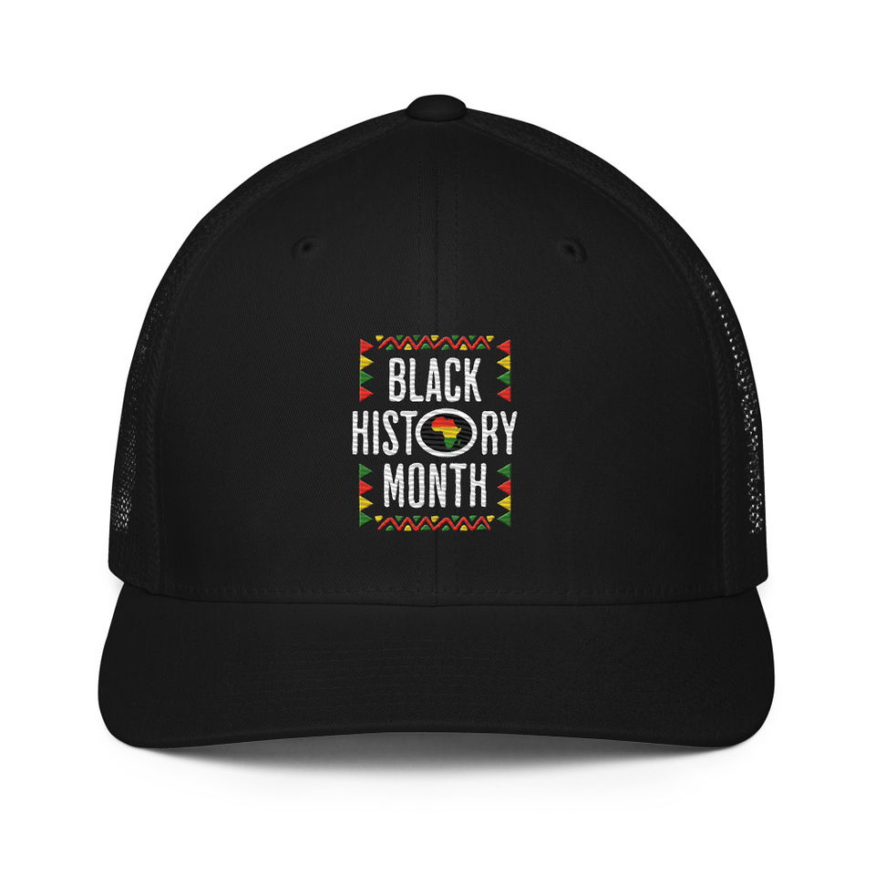 Black History Month - African American Culture Closed-Back Trucker Cap