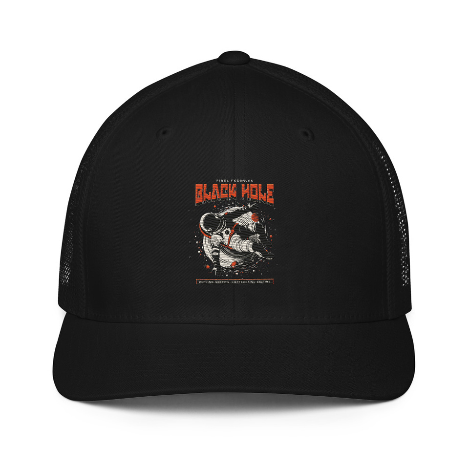 Black Hole Closed-Back Trucker Cap