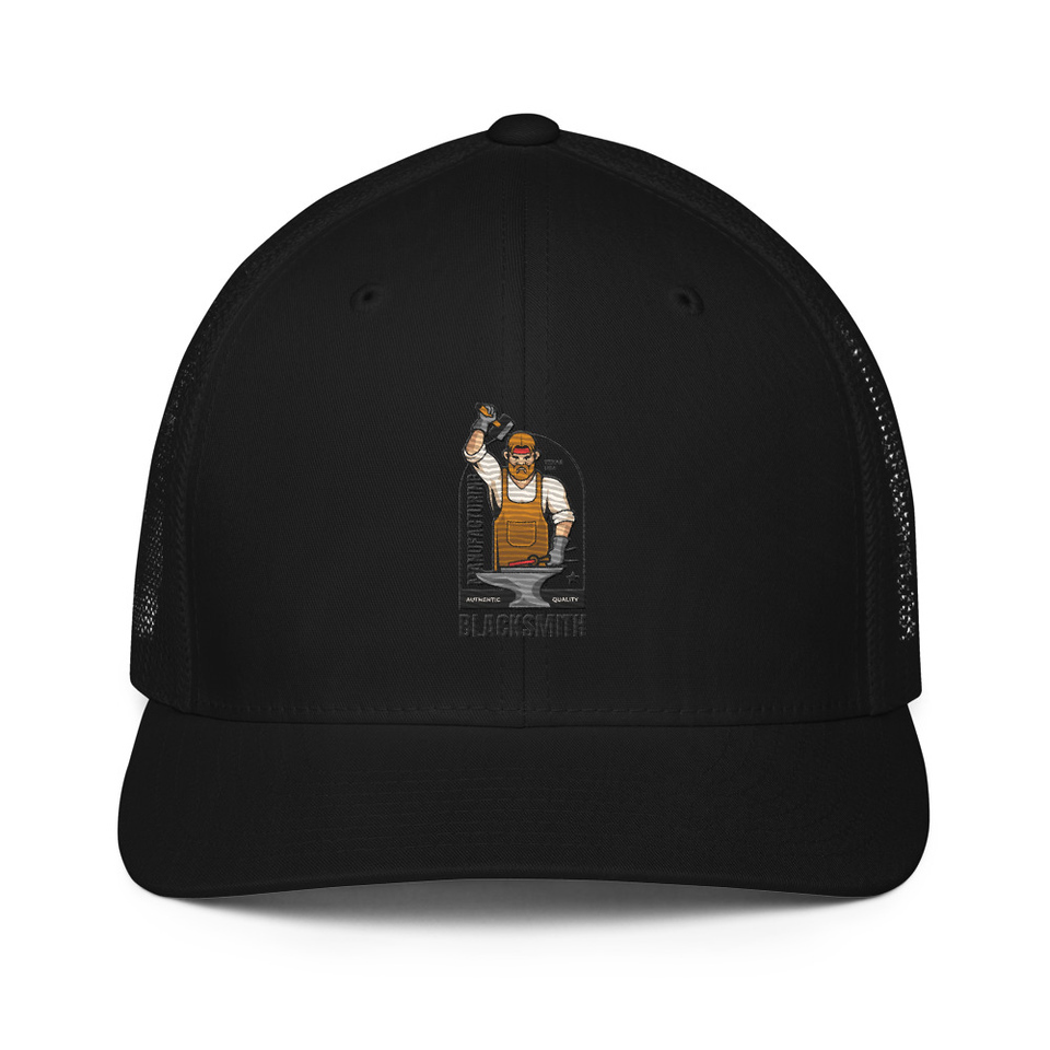 Blacksmith Workshop - Metalwork Closed-Back Trucker Cap