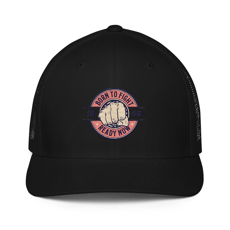 Born to Fight - Fist Closed-Back Trucker Cap