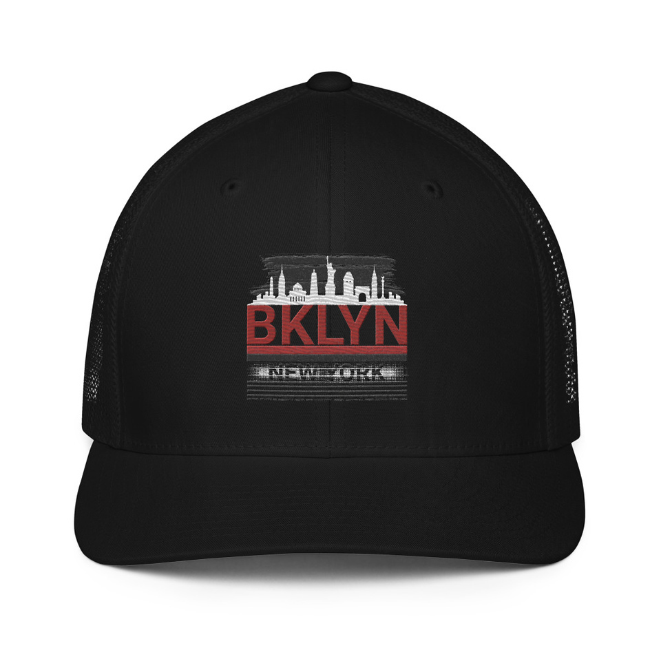 Brooklyn -New York   Closed-Back Trucker Cap