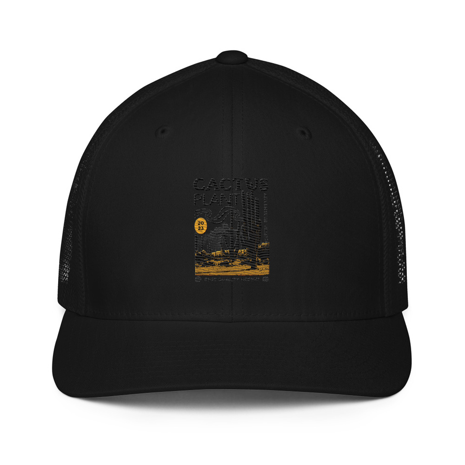 Cacus Plant - Desert Closed-Back Trucker Cap