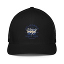 California Beach Vibes - Retro Camper Van Closed-Back Trucker Cap