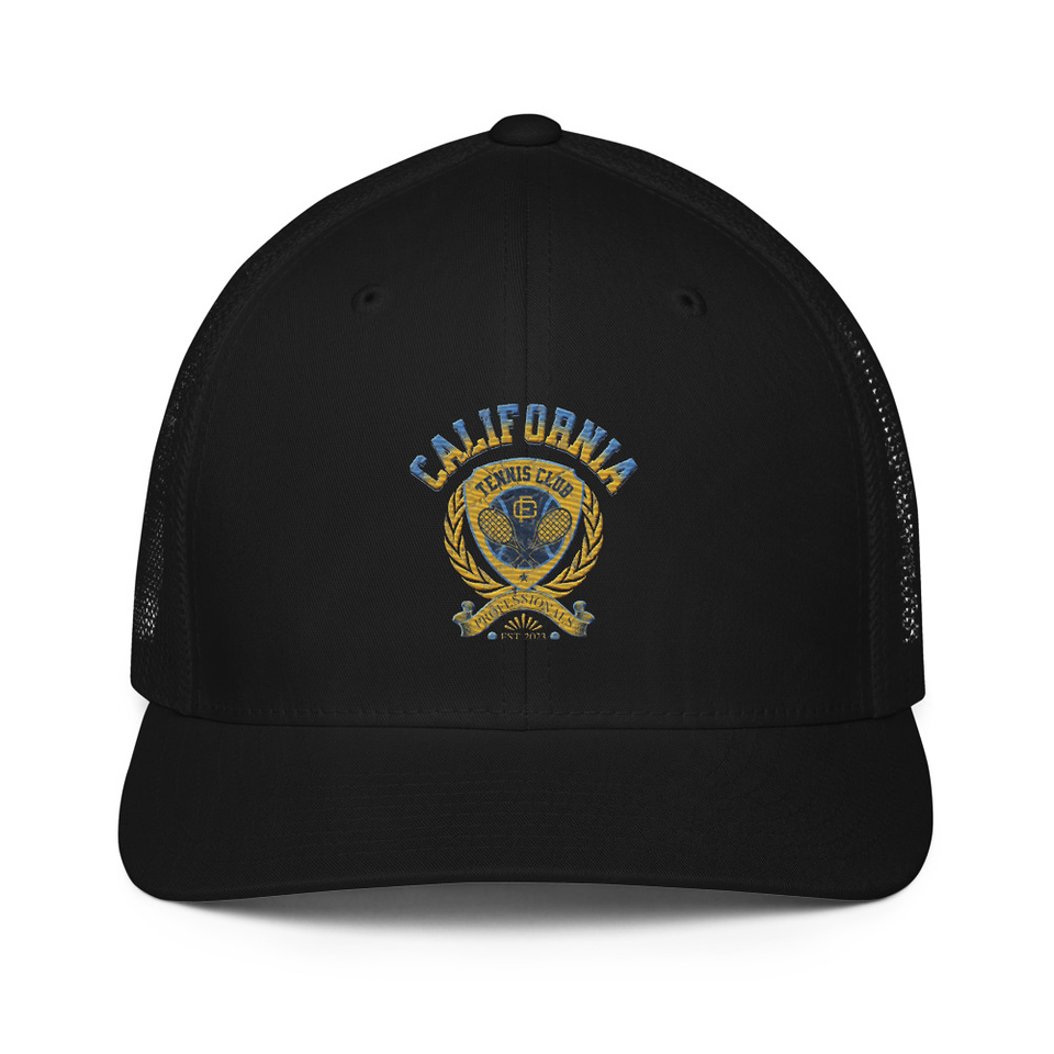 CALIFORNIA TENNIS PROFESSIONALS Closed-Back Trucker Cap