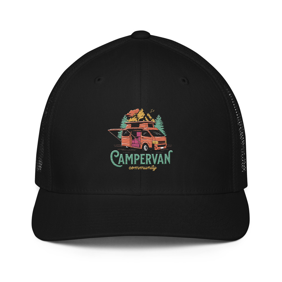 Campervan Community - Outdoor Adventure Closed-Back Trucker Cap