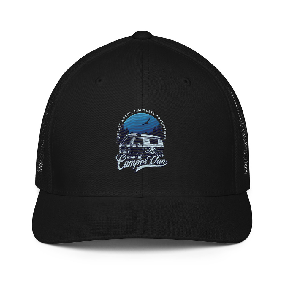Campervan Closed-Back Trucker Cap