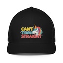 Can't Think Straight (2) Closed-Back Trucker Cap