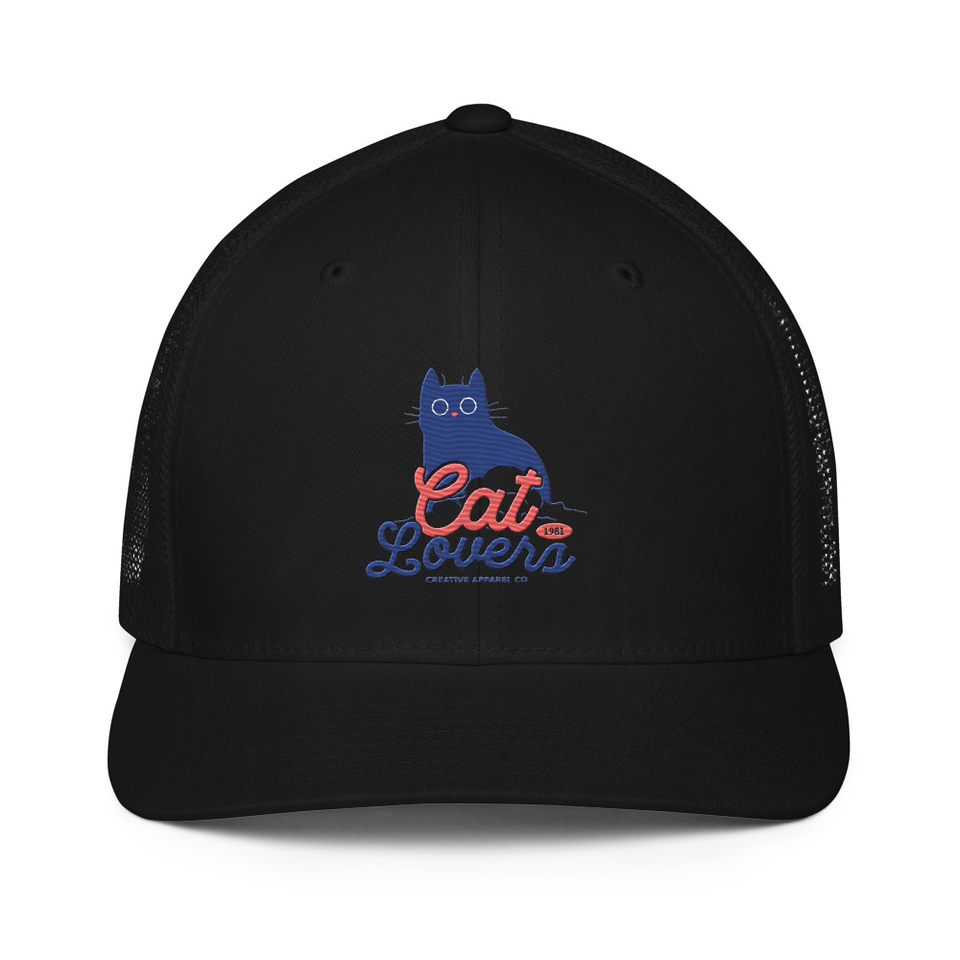 Cats Lovers Closed-Back Trucker Cap