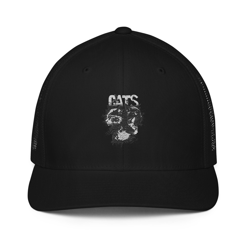 Cats Closed-Back Trucker Cap
