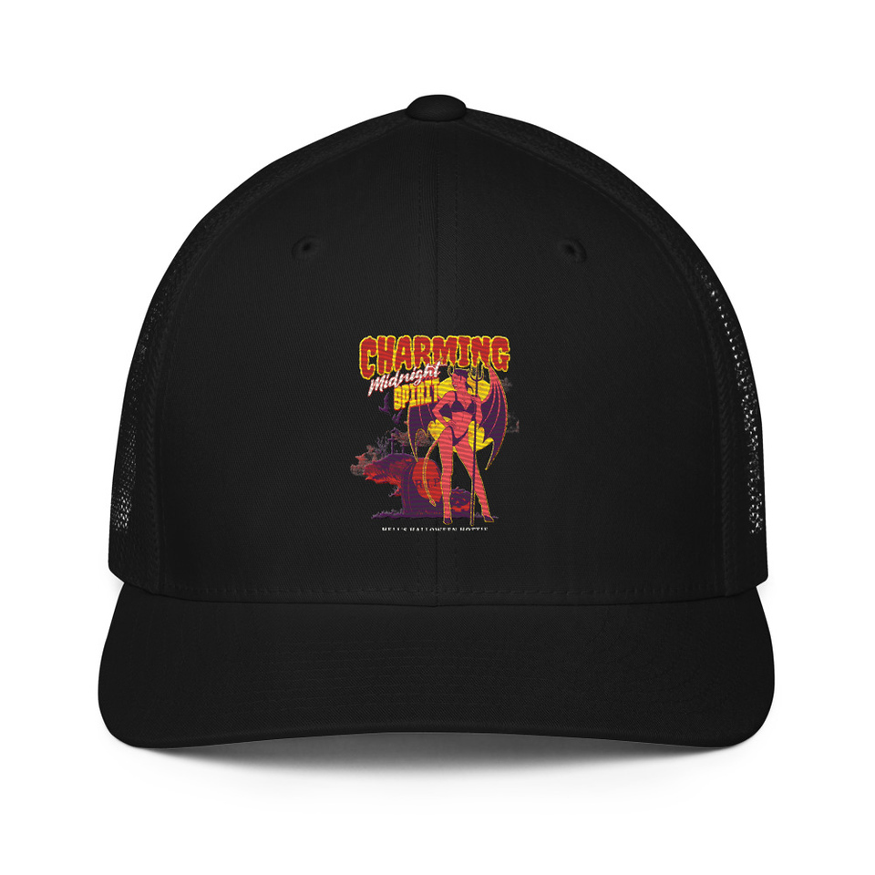 Charming Midnight Closed-Back Trucker Cap