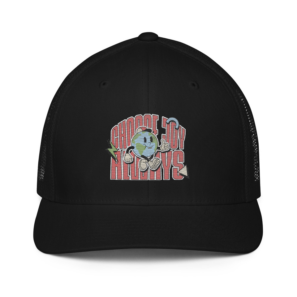 Choose Joy Always Closed-Back Trucker Cap