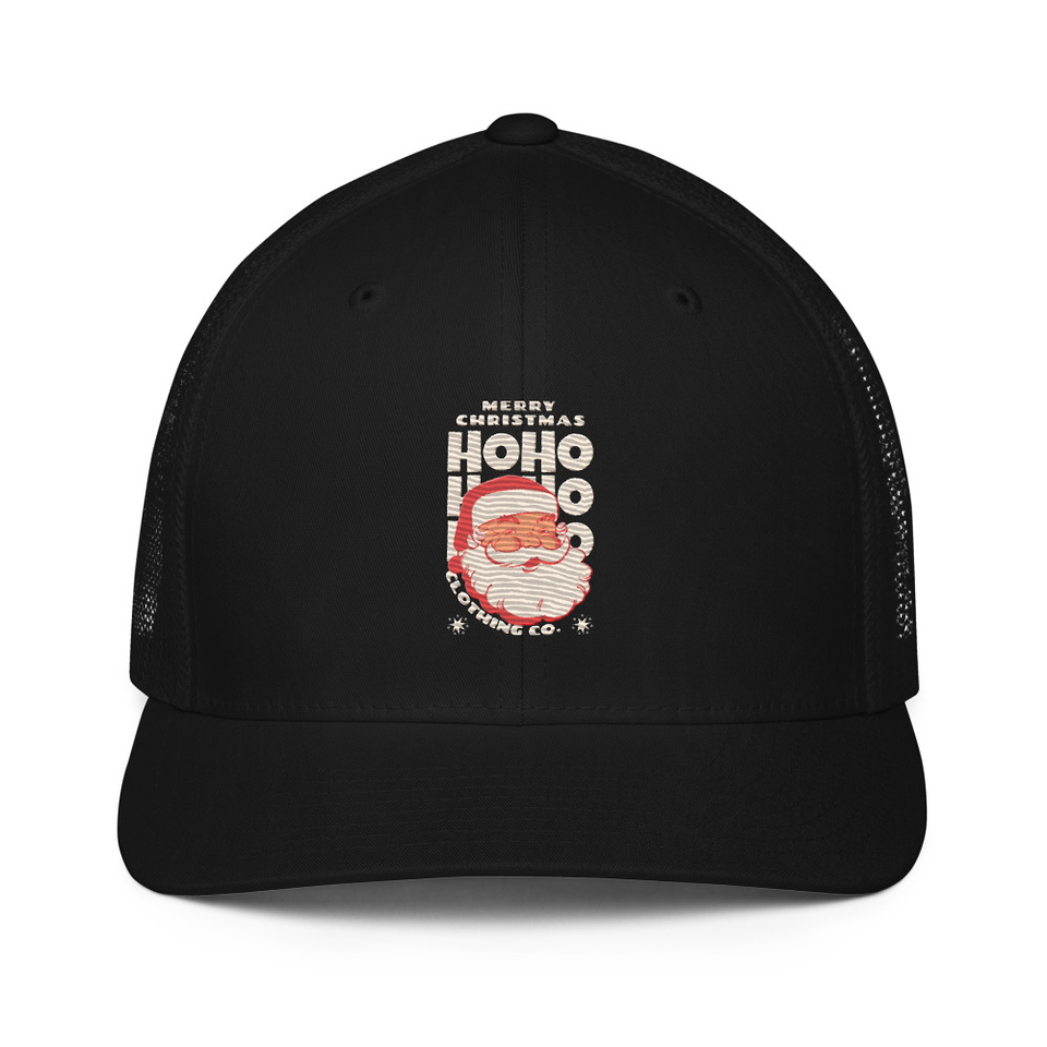Christmas Season - Santa Claus Closed-Back Trucker Cap
