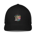 Classic Retro Illustrative Portrait Men Calling Closed-Back Trucker Cap