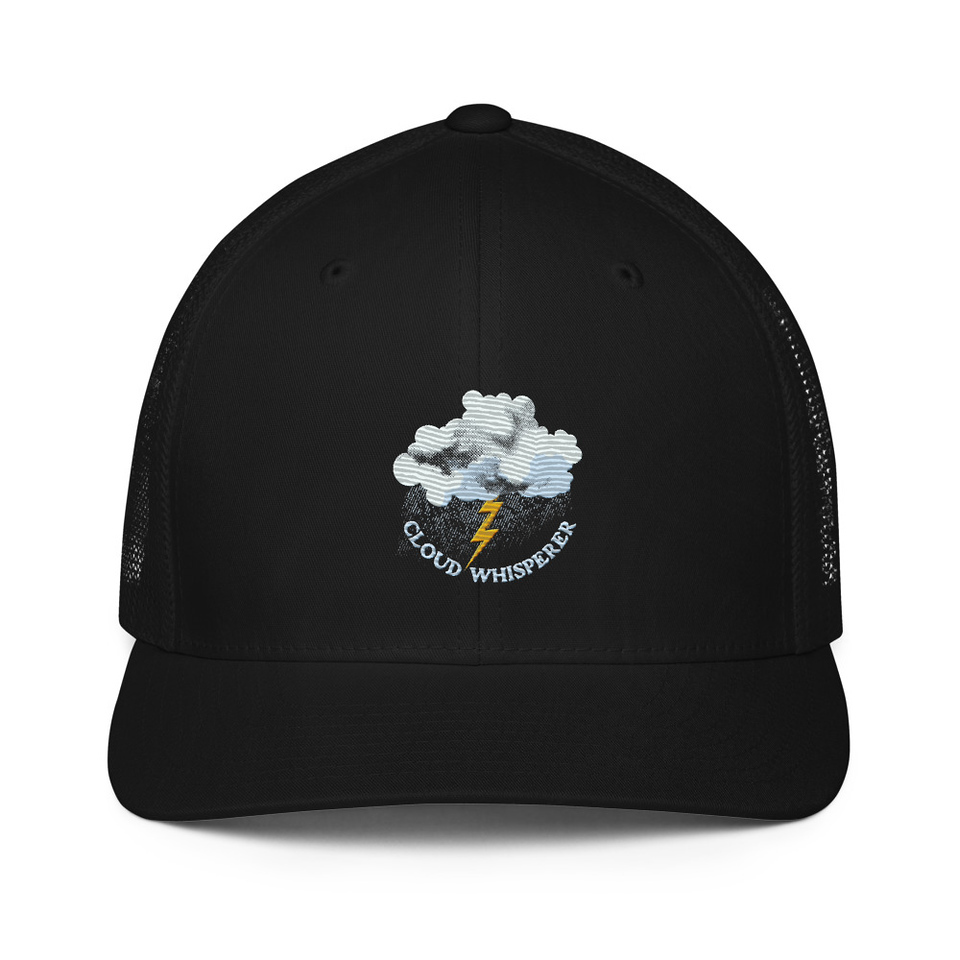Cloud Whisperer - Rainy Weather Closed-Back Trucker Cap