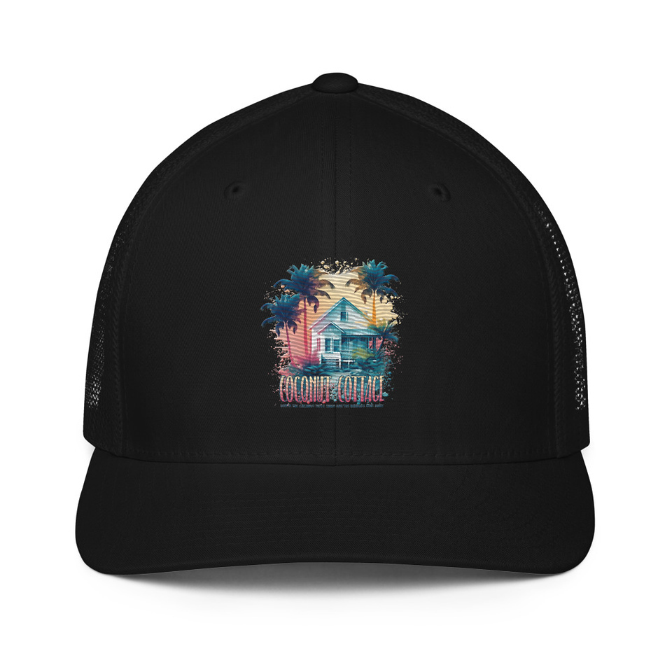 Coconut Cottage Closed-Back Trucker Cap
