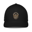 Coffee is always a good idea - Lightning Bolt Closed-Back Trucker Cap