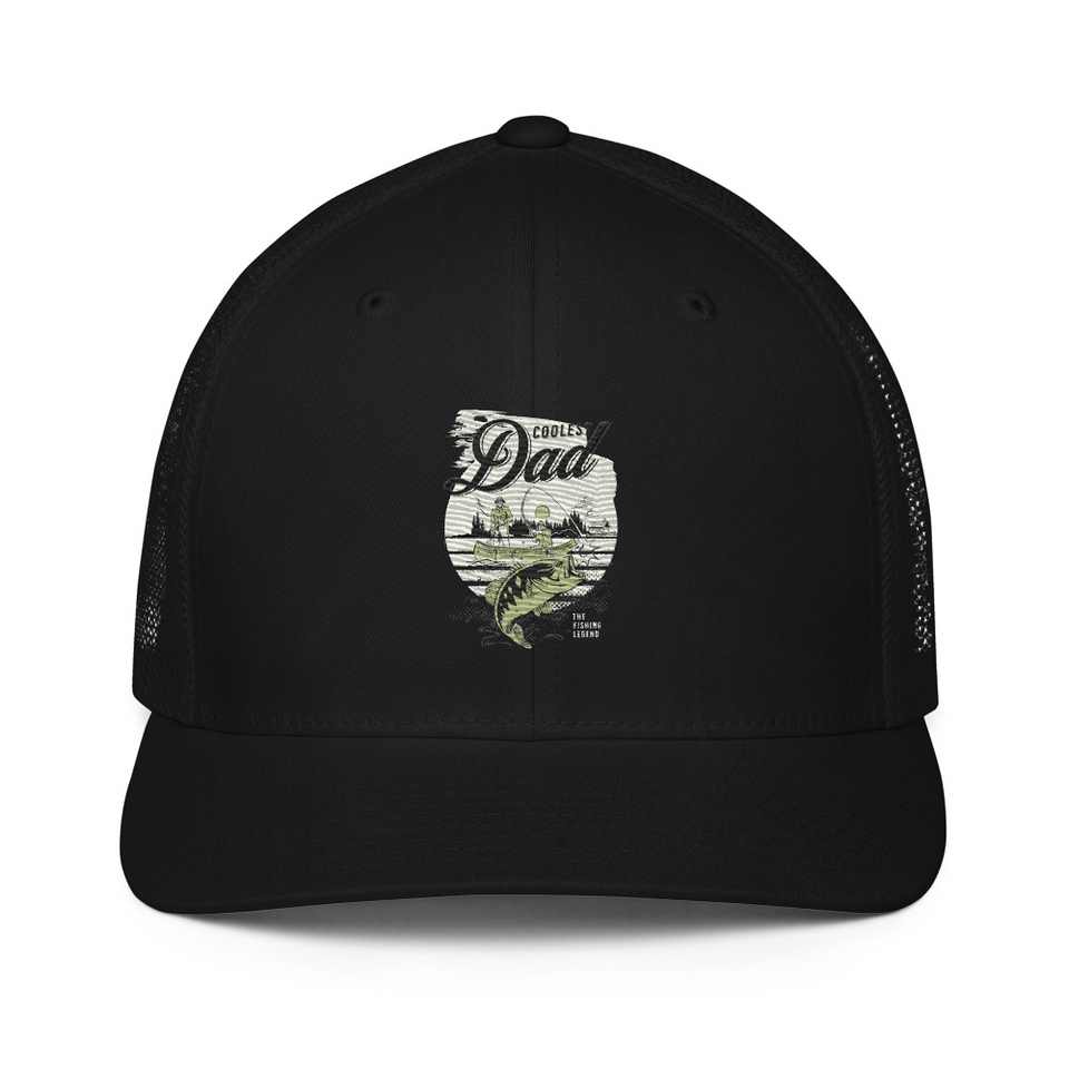 Coolest Dad Closed-Back Trucker Cap