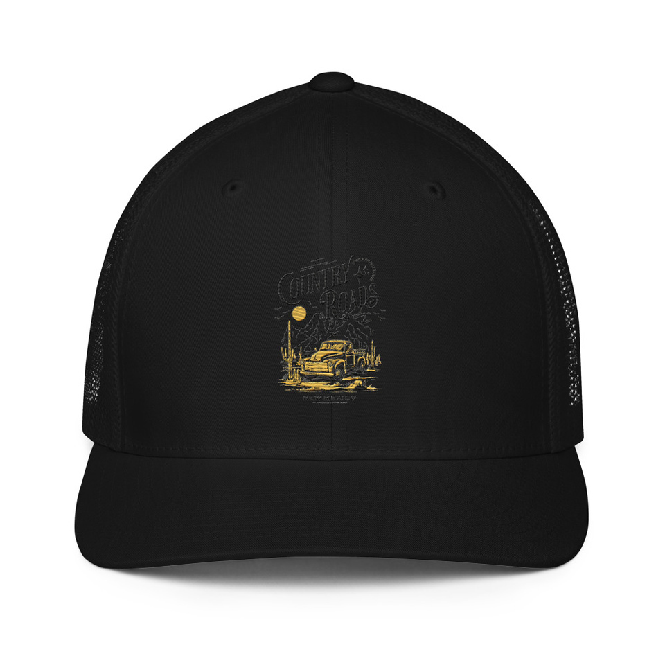Country Roads - Wild West Closed-Back Trucker Cap