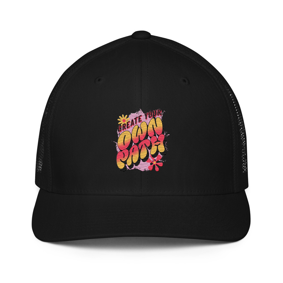 Create Your Own Path Closed-Back Trucker Cap