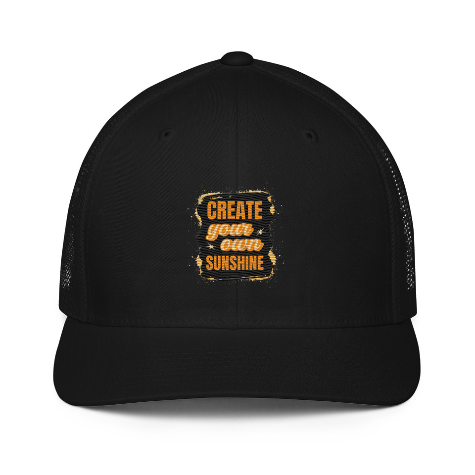 Create your own Sunshine Closed-Back Trucker Cap