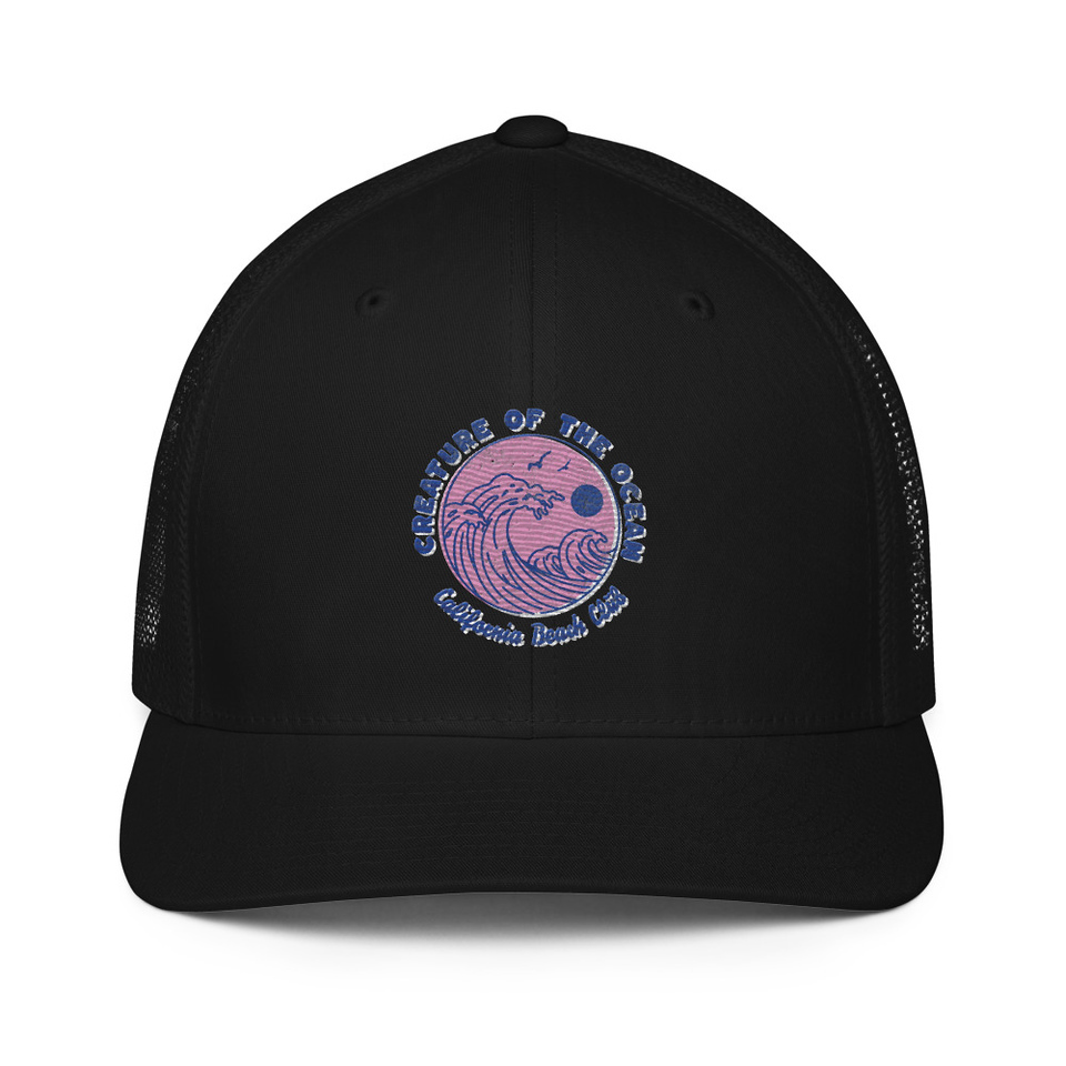 Creature of the Ocean Closed-Back Trucker Cap