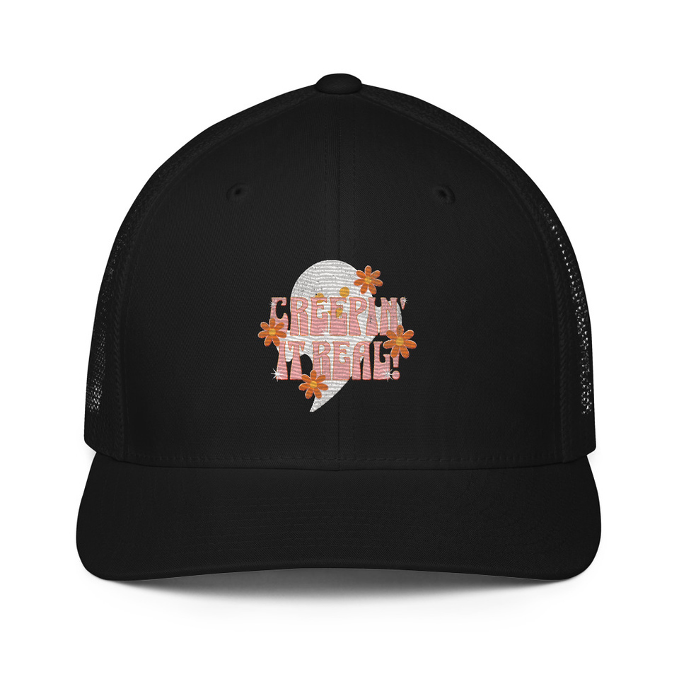 Creepin' It Real - Halloween Closed-Back Trucker Cap