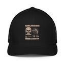 Crimson Closed-Back Trucker Cap