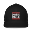 Dads Rule (1) Closed-Back Trucker Cap