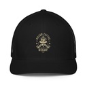DEAD BEFORE DECAF Closed-Back Trucker Cap