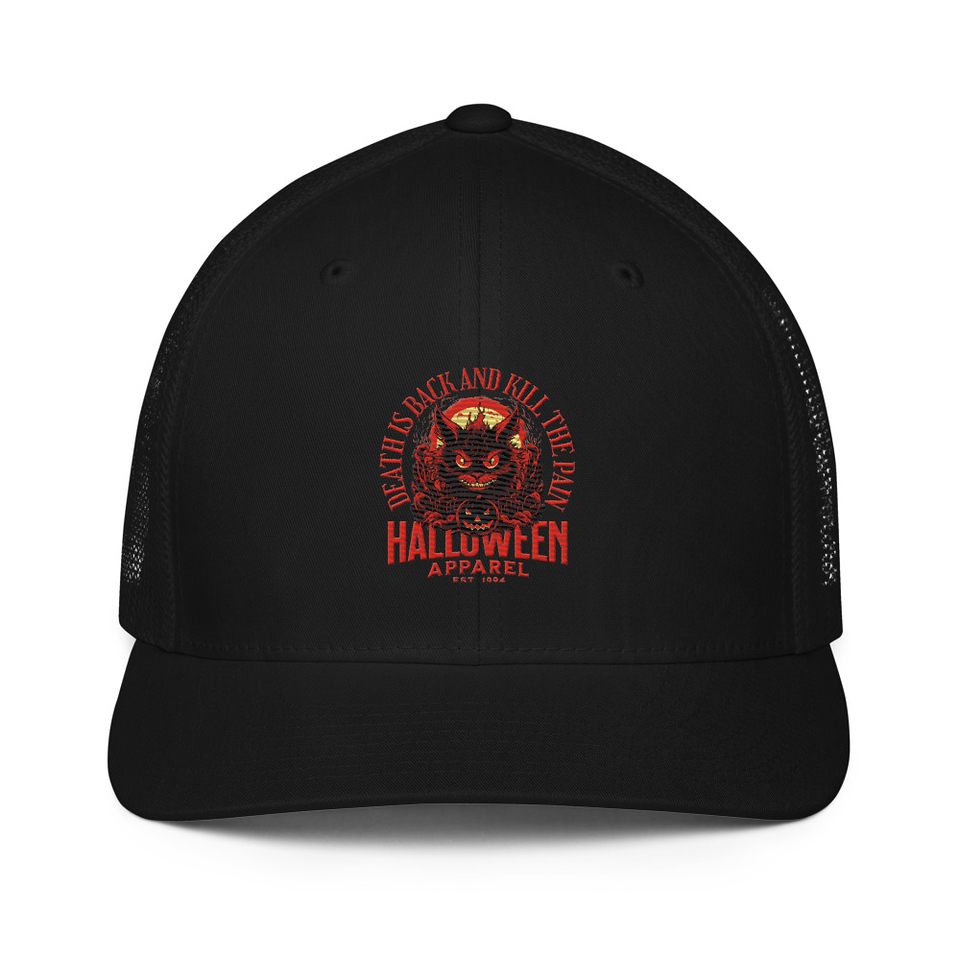 Death is Back Closed-Back Trucker Cap