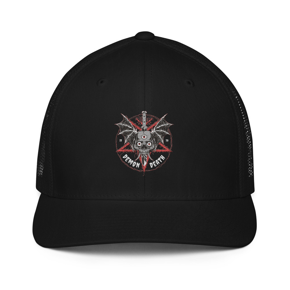 DEMON DEATH Closed-Back Trucker Cap