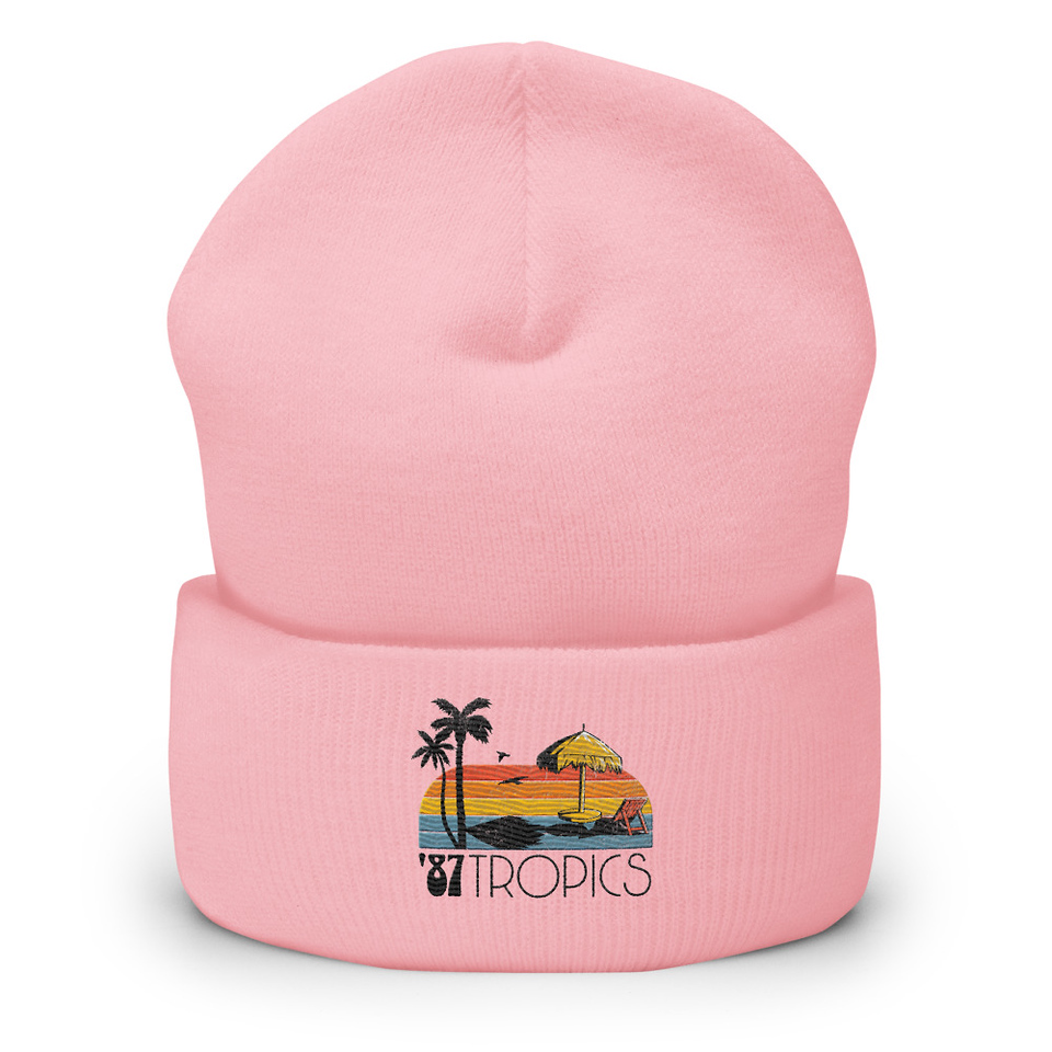 '87 Tropics Cuffed Beanie