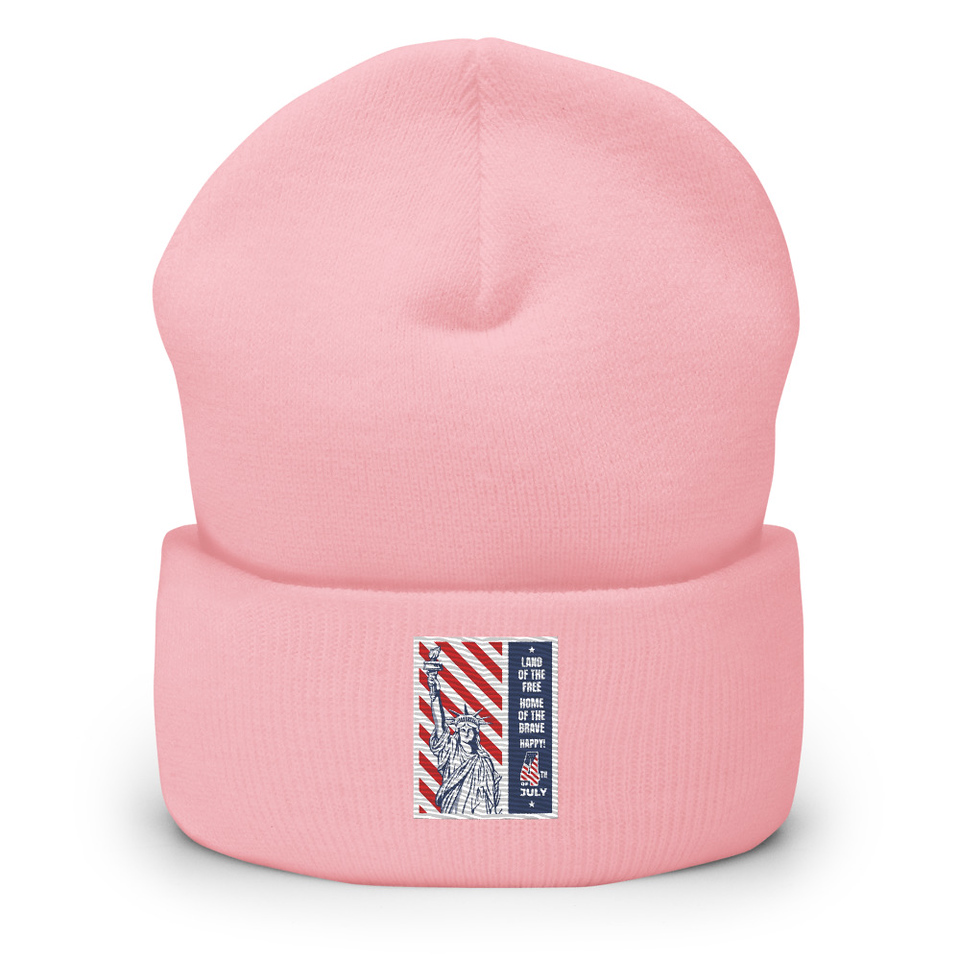4th of July Cuffed Beanie
