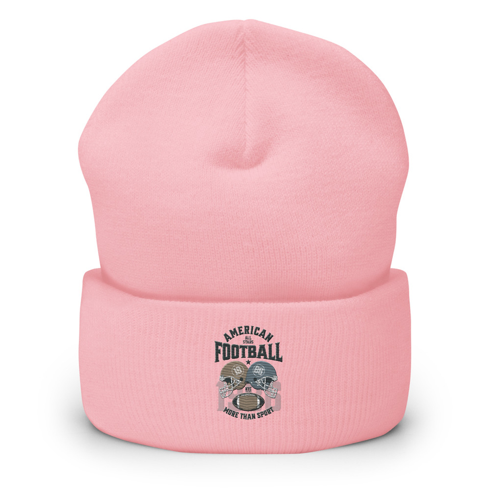 American All Star Football - Sports Helmet Cuffed Beanie