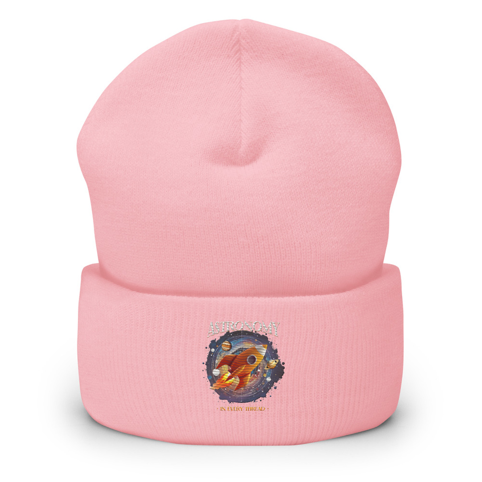 Astronomy in Every Thread Cuffed Beanie