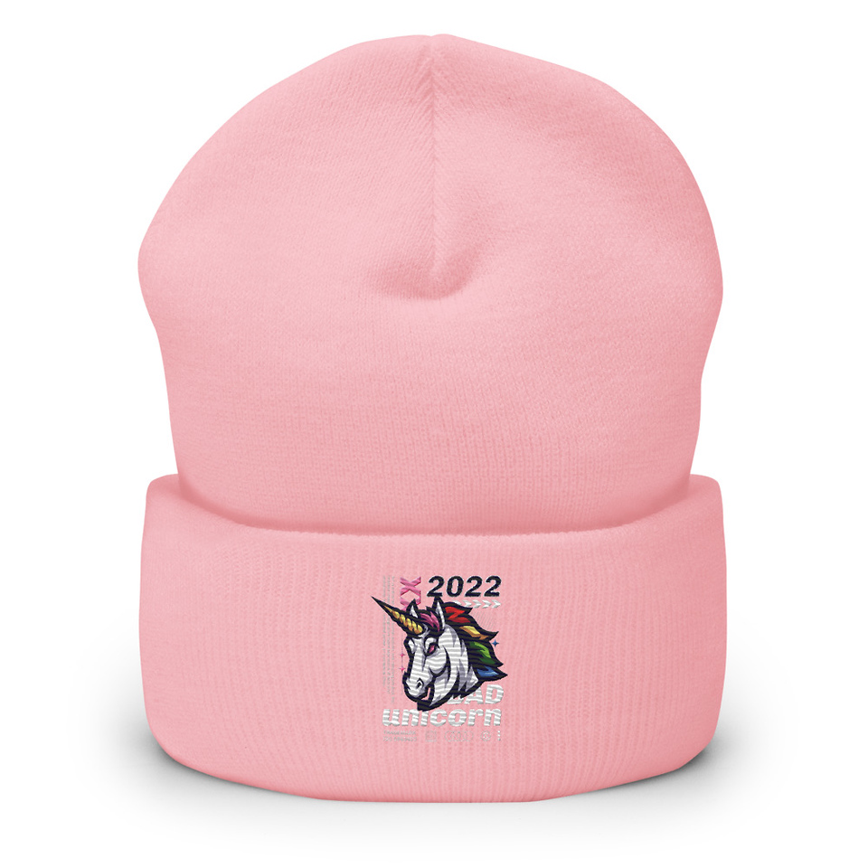 Bad Unicorn - Horse Cuffed Beanie