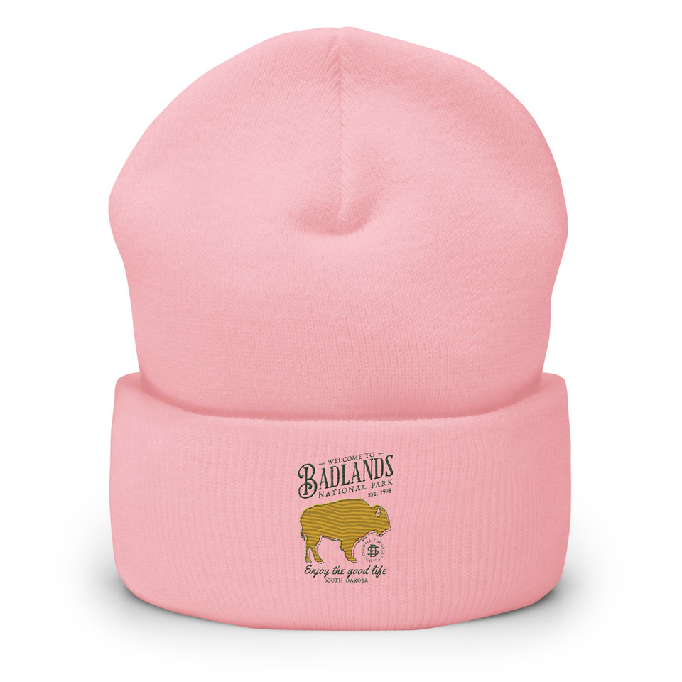 Badlands National Park - Bison Cuffed Beanie