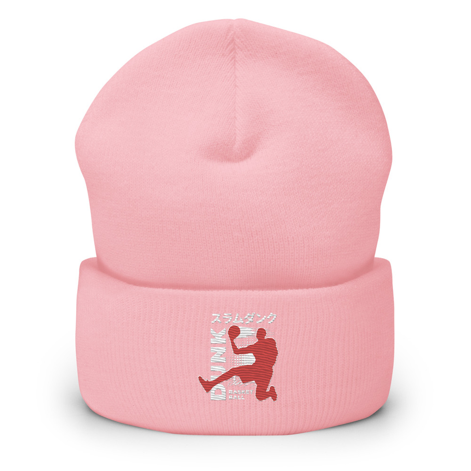 Basketball Dunk Cuffed Beanie