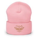 Blue Butterfly - Minimal Cuffed Beanie