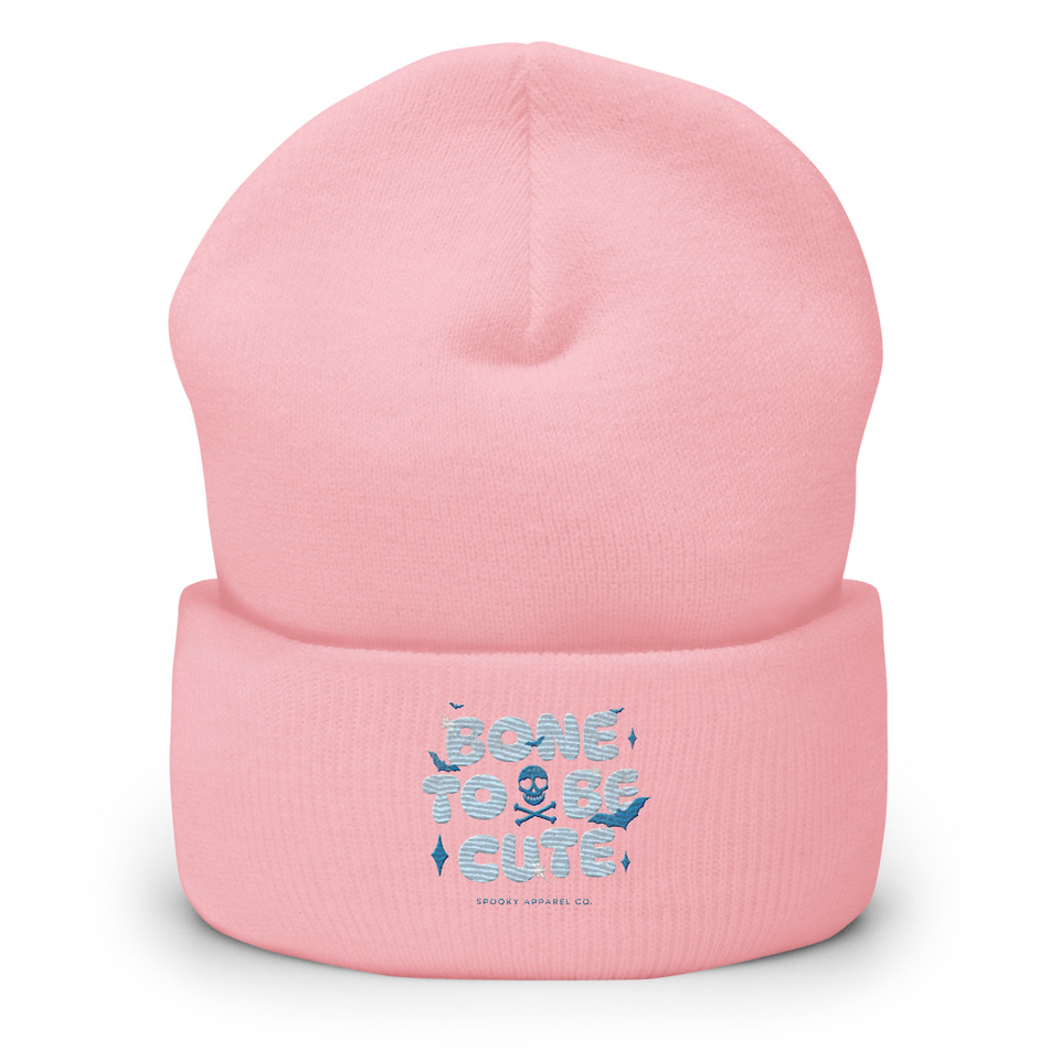 Bone To Be Cute - Halloween Cuffed Beanie