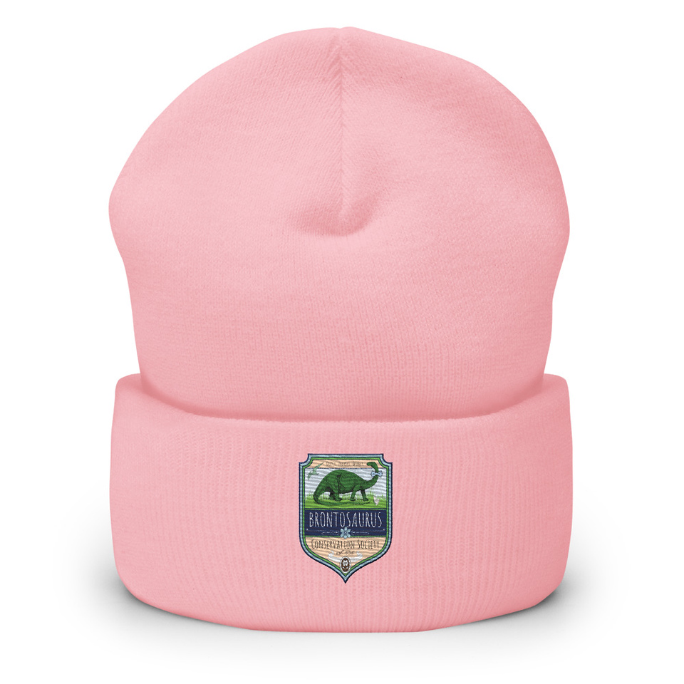 Brontosaurus Conservation Society Cuffed Beanie