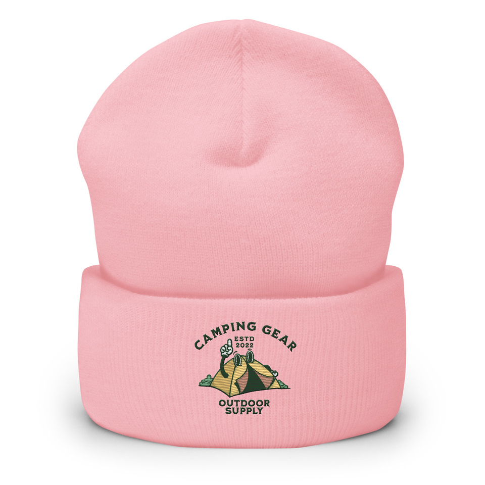 Camping Gear Cuffed Beanie