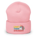 Can't Think Straight (2) Cuffed Beanie