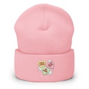 Candy Hearts - Valentine's Day Cuffed Beanie
