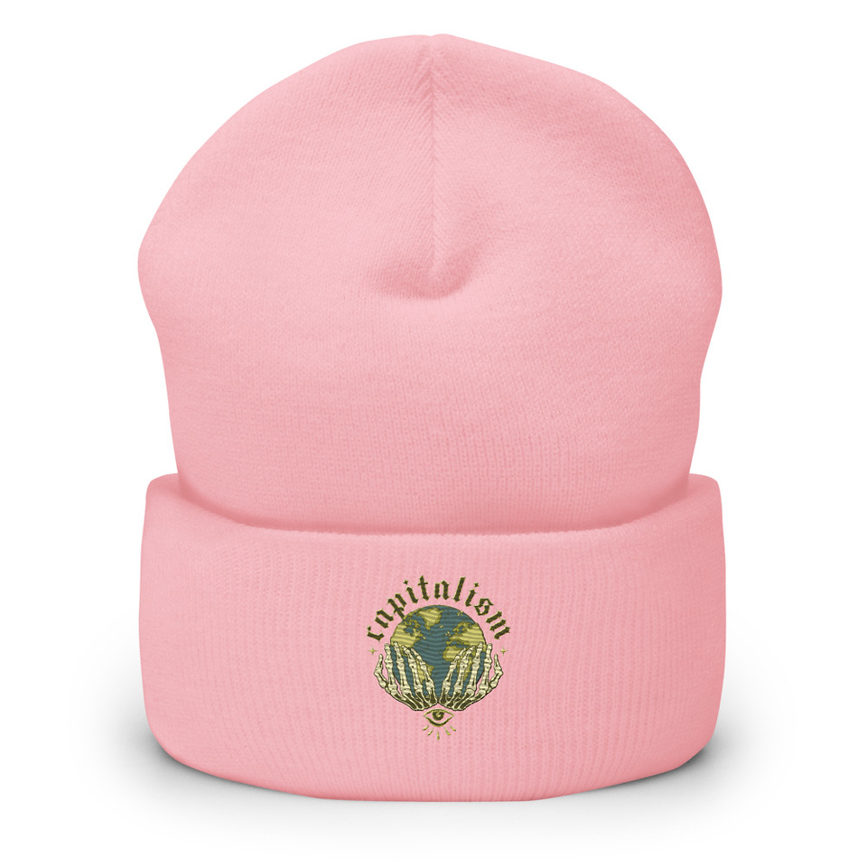 Capitalism - Earth Cuffed Beanie