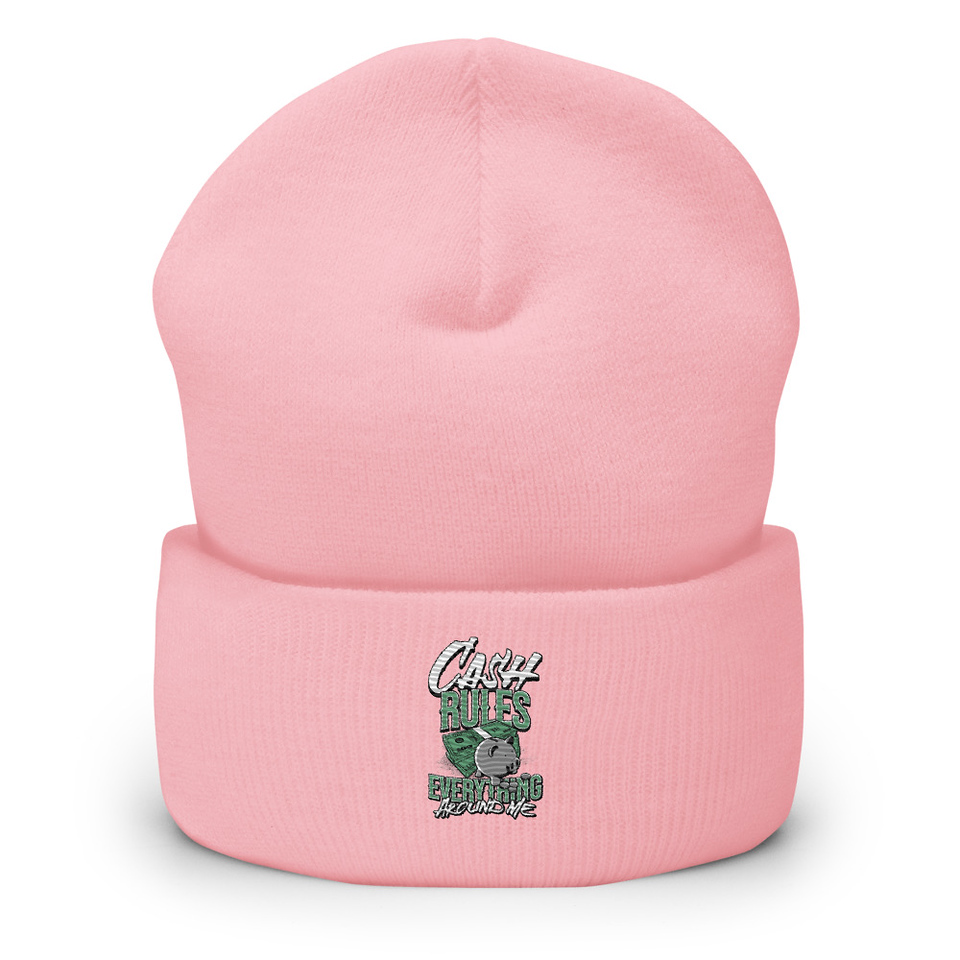 Cash Rules Cuffed Beanie