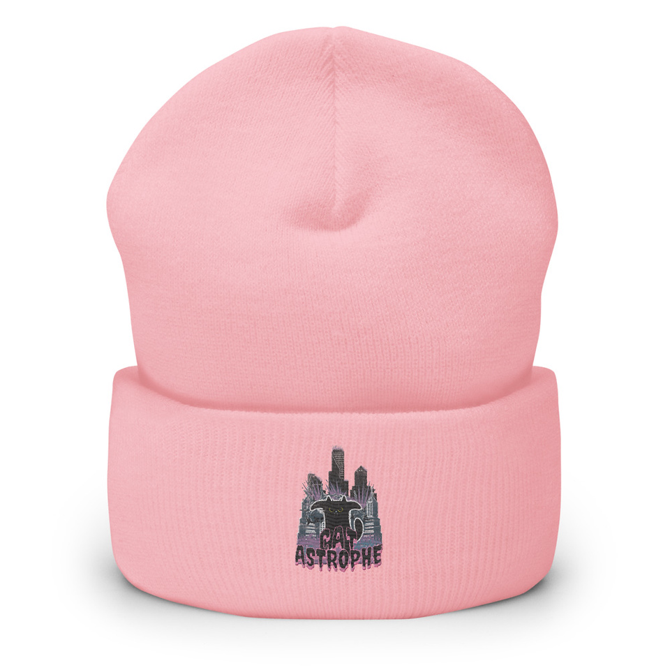 cat-astrophe Cuffed Beanie