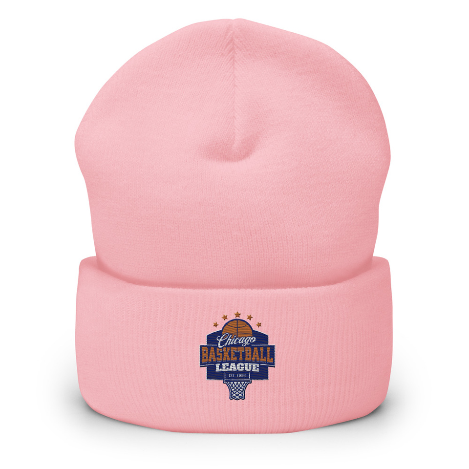 Chicago Basketball League - Athlectic Sports Cuffed Beanie