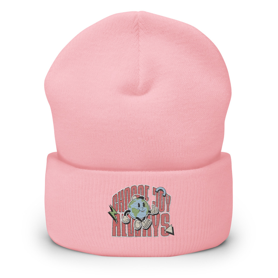 Choose Joy Always Cuffed Beanie